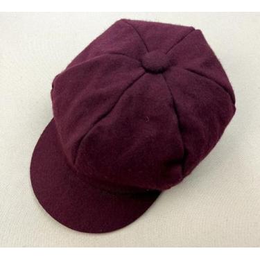 Imagem de Boina Feminina Gorro Chapéu Francesa Aveludada Elegante Com Aba - Macv