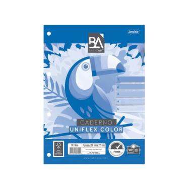 Imagem de Refil para Fichário Jandaia Borda Colorida 96 Folhas, UNICA