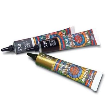 Imagem de Pasta Relevo Vitral 20ml Acrilex, COBRE