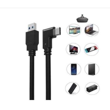 Imagem de Cabo Link 5 Metros Compatível Com Oculus Quest 1 E 2 Usb-C - Snsimport