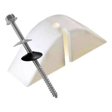 Imagem de 100 Calços Onda Alta + 100 Parafuso Telha 5/16x110 Completo - PrimeFix