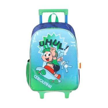 Imagem de Mochila Escolar De Rodinhas Lançamento Cebolinha - Luxcel