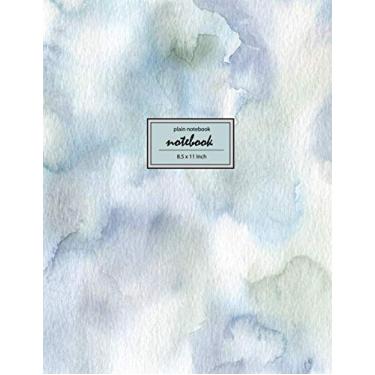 Imagem de Notebook: Unruled/Unlined/Plain Notebook/Sketchbook/Composition - (8.5 x 11 inches) Large - 110 Pages - Play with Real Watercolor