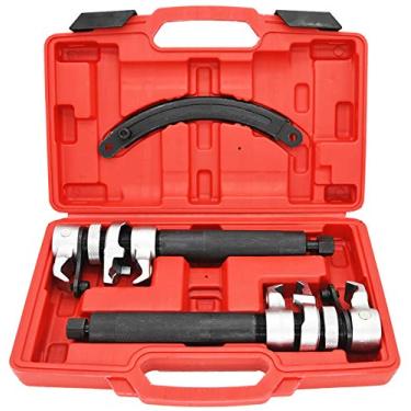 Imagem de KAKO Ferramenta de compressor de mola de suporte, ferramenta de compressor de mola helicoidal, compressor de mola de suporte, compressor de mola helicoidal ultrarresistente com proteção de segurança e