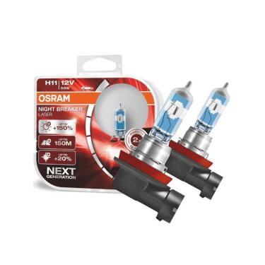 Imagem de Lâmpada Osram Night Breaker Laser H11 150%+ Luz 55W 12V