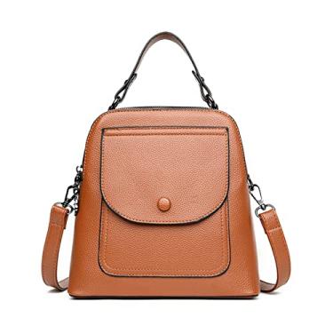 Imagem de Mochila Feminina Pequena Bolsa De Ombro Feminina Mochilas Para Meninas Adolescentes Mochila Escolar Mochila Feminina Bolsas(Yellow)