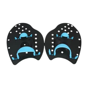 Imagem de Deevoka Papdles de mão para natação, pás de natação, mergulho leve interno, nadadeiras profissionais de barbatana, treinamento prático de natação, L