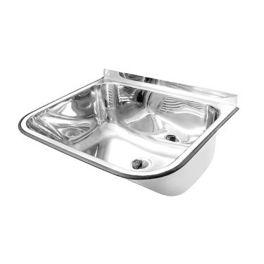 Imagem de Tanque De Parede Docol Monobloco 55x45 017042ch Inox Alto Bri