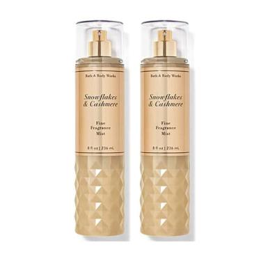 Imagem de Perfume Bath & Body Works Flocos de neve e caxemira 240 ml (2 x 120 ml
