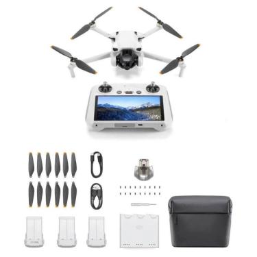 Imagem de Drone Dji Mini 3 Rc Com Tela Fly More Combo Br Dji033 Cinza