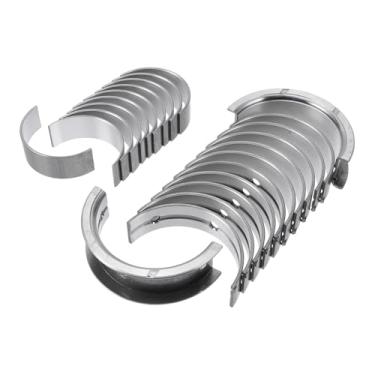 Imagem de ACROPIX Kit de rolamento principal e biela Nº 30731544/31330661 para Volvo C30 2008-2013 Rolamento da haste do virabrequim do motor metal prateado 22 peças