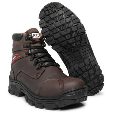 Imagem de Bota Coturno Adventure Palmilha De Gel Anti Impacto  COURO LEGITIMO SO