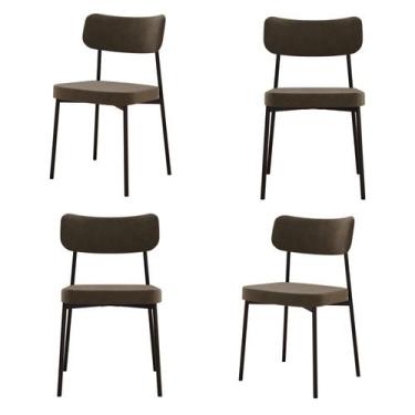 Imagem de Kit com 4 Cadeiras para Sala de Jantar Mona Yescasa