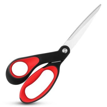 Imagem de Asdirne Tesoura De Costura Para Canhotos, Tesoura De Alfaiate Multifuncional Para Serviços Pesados, Lâminas De Aço Inoxidável E Cabo Confortável, Adequada Para Tecido, 9"