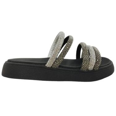 Imagem de Tamanco Infantil Menina Papete Casual Dia a Dia Passeio Escola com Strass Molekinha 2358.103