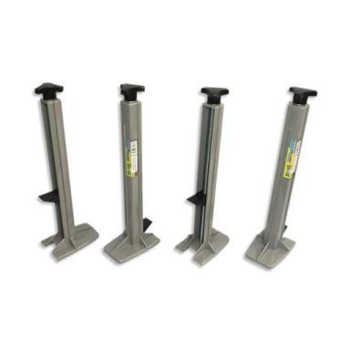 Imagem de Kit Suporte Para Régua de Pedreiro Flextools 31cm, 4 UN