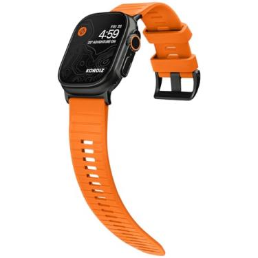Imagem de Pulseira esportiva Enduro Max para Apple Watch Ultra 2 de 49 mm – Ultralarga, pulseira de silicone impermeável para Apple Watch, resistente e segura, respirável e à prova de suor para iWatch (ultra