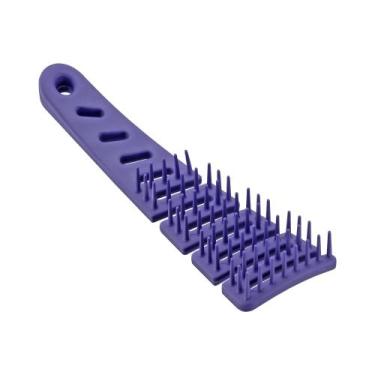Imagem de Escova De Cabelo Flexível Sissi Roxa Profissional Dompel