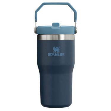 Imagem de Copo Stanley IceFlow Flip Straw 590mL em aço inoxidável isolado