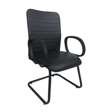 Imagem de Cadeira Para Sala De Reunião Com Tela Mesh Livorno Preto