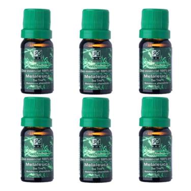 Imagem de Kit 06 Óleos Essenciais De Melaleuca 100% Puro - Rhr