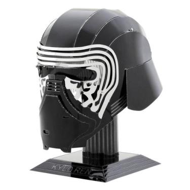 Imagem de Miniatura De Montar Metal Earth Star Wars Kylo Ren Helmet, preto