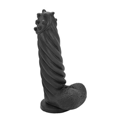 Imagem de Prótese 18x5cm em Espiral com Ventosa Extreme Preto - Lovetoys