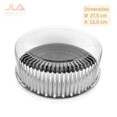 Imagem de Embalagem Bolo Torta Descartável H-50 ALTA Hiperpack