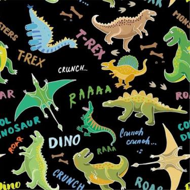 Imagem de TOARTi Papel de parede de dinossauro, adesivos de parede de dinossauro, animais selvagens, papel de parede, autoadesivo, papel de parede de dinossauro, para meninos, sala de jogos, decoração de quarto