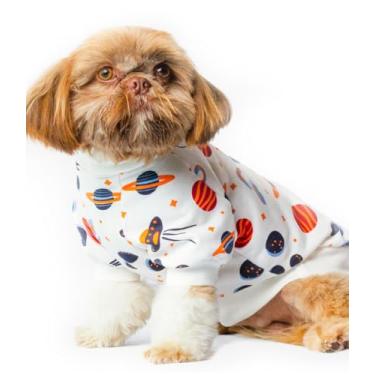 Imagem de Blusão Moletom Agasalho Planetas Petbuco Pet para Cãe e Gatos Diversos Tamanhos (00)