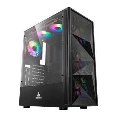 Imagem de Gabinete Gamer Acegeek Morality L435, Mid-Tower, Lateral de Vidro, Pre