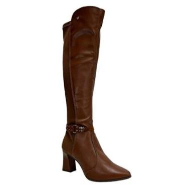 Imagem de Bota Dakota Mississipi Cano Alto ME481 Castanho-Feminino