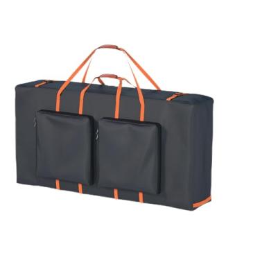 Imagem de DORAHUA O estojo de transporte Cornhole serve para quadro de tamanho regulado de 10 cm x 5 cm, tecido Oxford 600D resistente à prova d'água e à prova de poeira, 4 bolsos grandes para brincadeiras ao