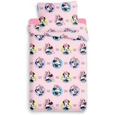 Imagem de Jogo de Cama Solteiro 300 Fios Toque de Seda Disney Minnie 2 Peças Jol