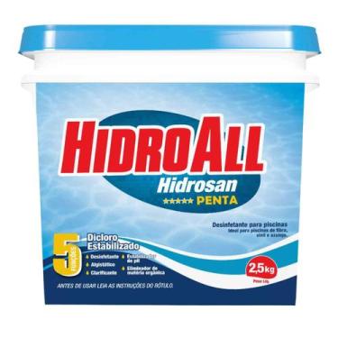 Imagem de Cloro Granulado Hidrosan Penta 5 Em 1 Dicloro Estabilizado Hidroall 2.