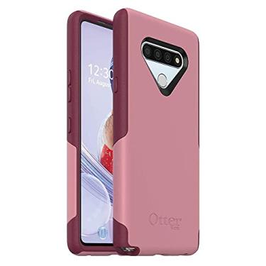 Imagem de OtterBox Capa da série Commuter Lite para LG Stylo 6 - Forma do Cupido (rosa marinho/ameixa vermelha) (77-64310)