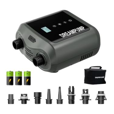 Imagem de Bomba de prancha de remo portátil, bomba de ar de SUP elétrica, inflador de alta pressão, recarregável, alimentado por bateria para caiaque de paddleboard inflável