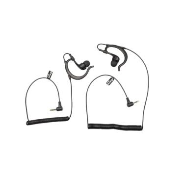 Imagem de Fone de ouvido de vigilância com receptor de 3,5 mm, kit de áudio para rádios bidirecionais em forma de G