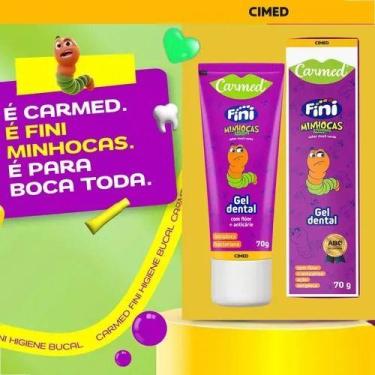 Imagem de GEL DENTAL CARMED MINHOCAS COM FLÚOR + ANTICÁRIES 70g - cimed