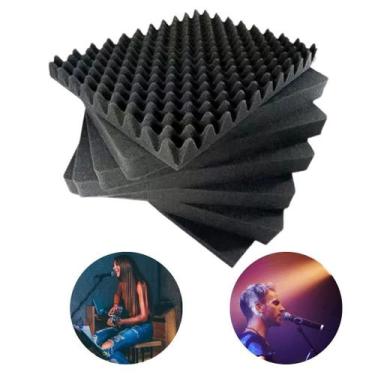 Imagem de Combo 20 Placas Acústica Caixa De Ovo Para Estúdio Musical - Armazém D