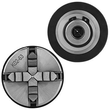 Imagem de Torno de Madeira de Alta Precisão Chuck e Algodão de 4-JAW para Processamento de Metal e Plástico