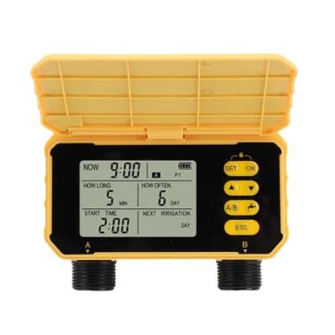 Imagem de Timer de água Solar para Mangueira de Jardim, Temporizador de Aspersores Com Ajuste Reversível de Saí de Rega Automática, Controlador de Irrigação para Irrigação por