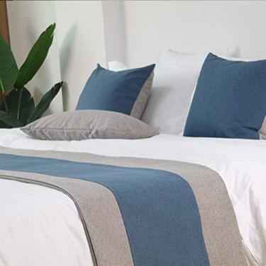 Imagem de HSTANGKY Cachecol de corredor de cama de hotel macio decoração de cama corredor de mesa moderno mantas para pés da cama colchas de alta precisão protetor para cama queen, casal, solteiro, king size