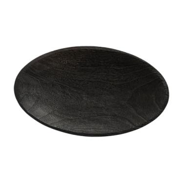 Imagem de Ｂｅｓｇａ Prato de frutas de madeira, suporte de velas rústico, bandeja, palete de madeira artesanal, prateleira de armazenamento retrô, bandeja oval vintage