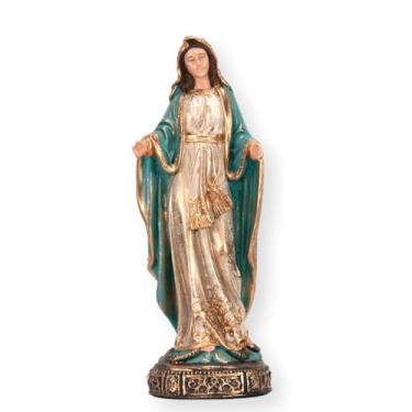 Imagem de Imagem Nossa Senhora das Graças (DDD9), Artesanal em Resina, Estilo Barroco Mineiro, 29 cm Altura