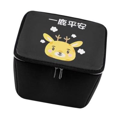 Imagem de oshhni Bolsa de guidão para cesta de bicicleta, à prova d'água, dobrável, com capa contra poeira, bolsa de armazenamento para caminhadas, ciclismo, L