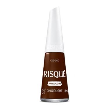 Imagem de Esmalte Risqué Nova Cor Cremoso Cor Chocolight 8ml