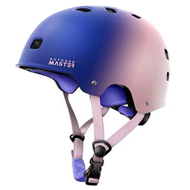 Imagem de OutdoorMaster Capacete De Ciclismo Para Skate - Dois Forros Removíveis Ventilação Scooter Multi-Esportiva Patins Patinação Em Linha Crianças, Jovens E Adultos Xs Sweet Taffy
