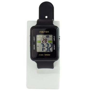 Imagem de Relógio Masculino resistente pulseira silicone original - Orizom