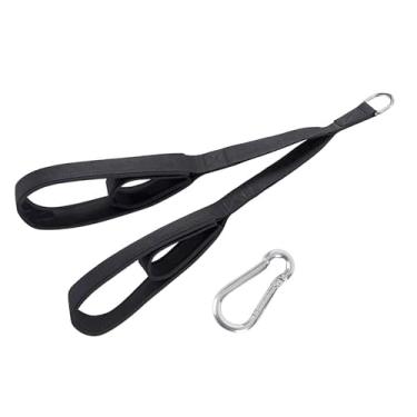 Imagem de menolana Cabo de corda para tríceps, acessório para máquina de puxar bíceps, corda de alongamento, musculação, treinamento de força, uso em academia, alças de